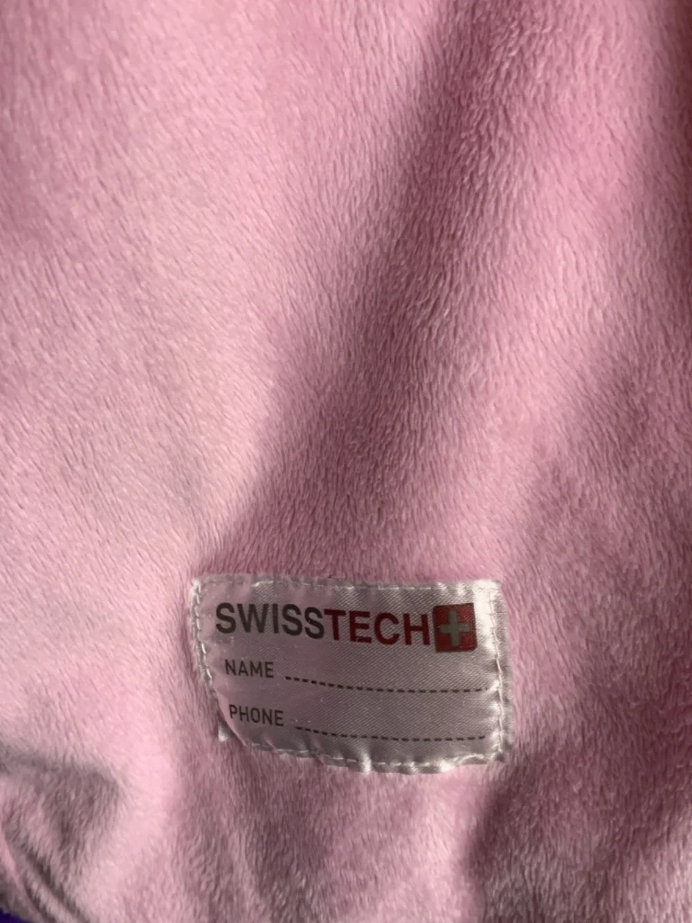 Swiss Tech Pink-to-Purple Ombre Hooded Puffer Jacket Girl's M Fall Winter